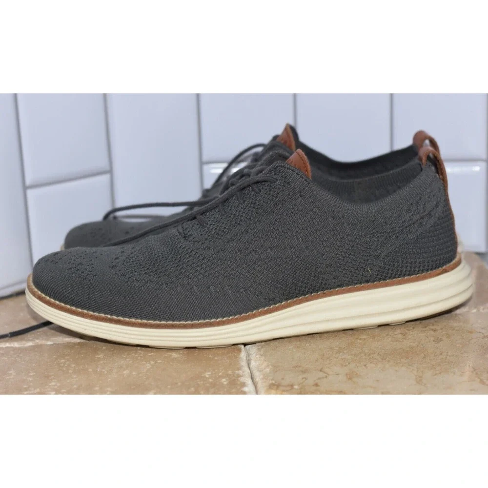 Cole Haan Men's Original Grand Knit Wingtip Oxfords Size 8
